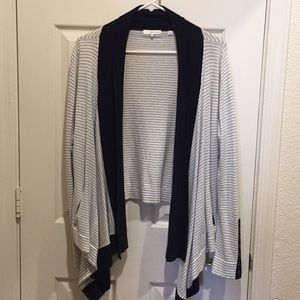360 Sweater Drape Front Cardigan - Sz M